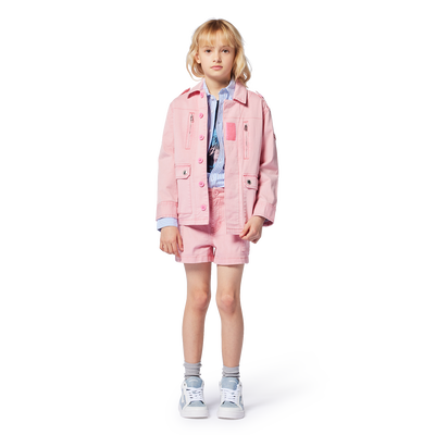 Afgewassen geborduurde short ZADIG & VOLTAIRE GIRL