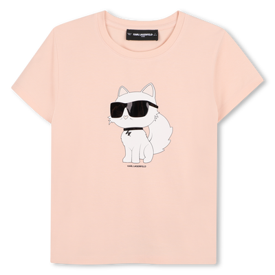 T-shirt met korte mouwen KARL LAGERFELD KIDS GIRL