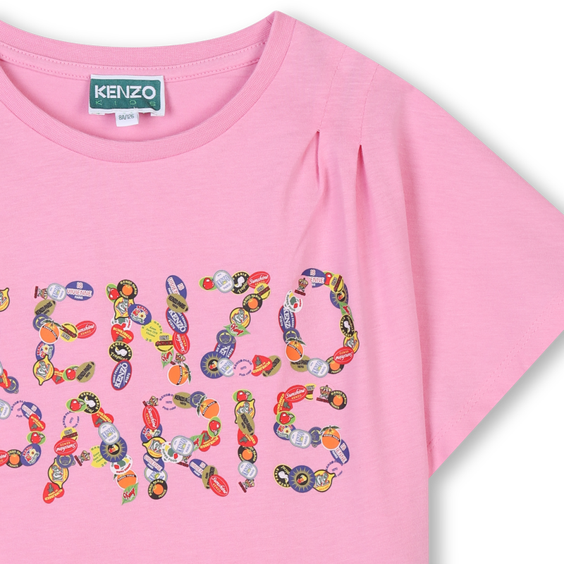 T-shirt met korte mouwen KENZO KIDS 
                        GIRL