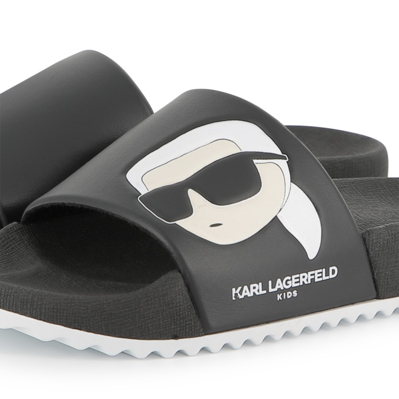 Slippers met illustratie KARL LAGERFELD KIDS 
                        BOY