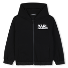 Capuchon cardigan KARL LAGERFELD KIDS 
                    BOY