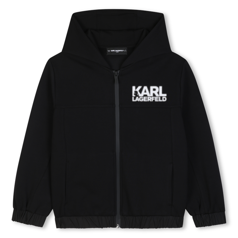 Capuchon cardigan KARL LAGERFELD KIDS 
                        BOY