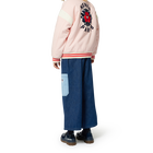 Geborduurde wollen jas KENZO KIDS 
                    GIRL