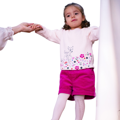 Ribfluwelen short CARREMENT BEAU GIRL