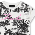 Jurk met korte mouwen KARL LAGERFELD KIDS 
                    GIRL
