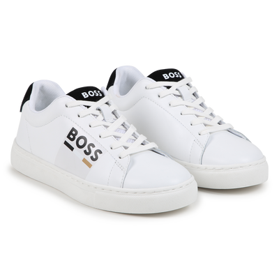Leren sneakers met veters BOSS BOY