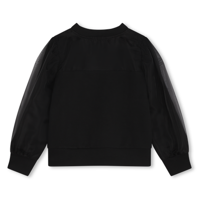 Sweatshirt met organza KARL LAGERFELD KIDS GIRL