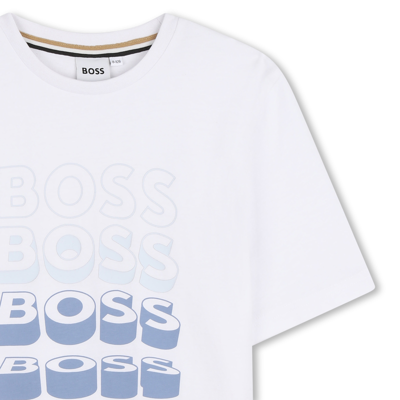 T-SHIRT MET KORTE MOUWEN BOSS 
                        BOY