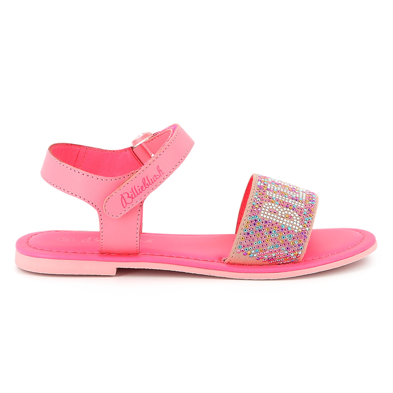 Leren sandalen met klittenband BILLIEBLUSH 
                        GIRL