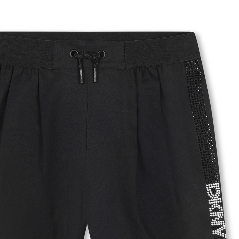 Katoenen short met steentjes DKNY 
                        GIRL