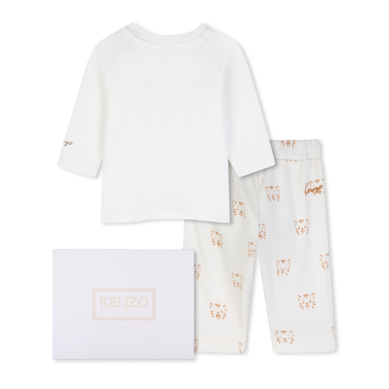 Kledingset met t-shirt en broek KENZO KIDS 
                        JONGEN