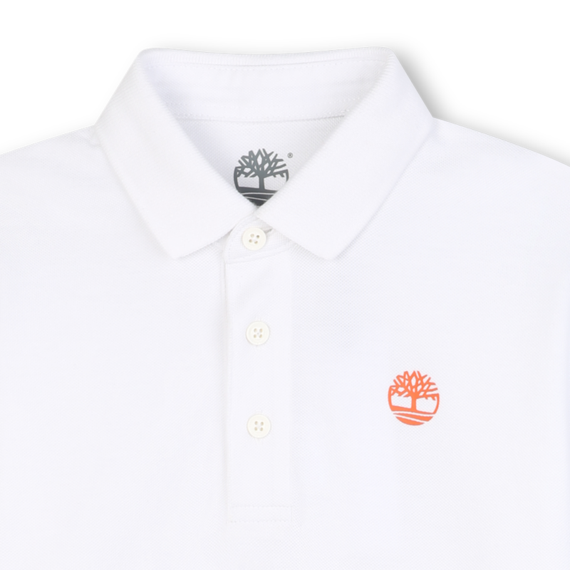 Katoenen poloshirt met korte mouwen TIMBERLAND 
                        BOY