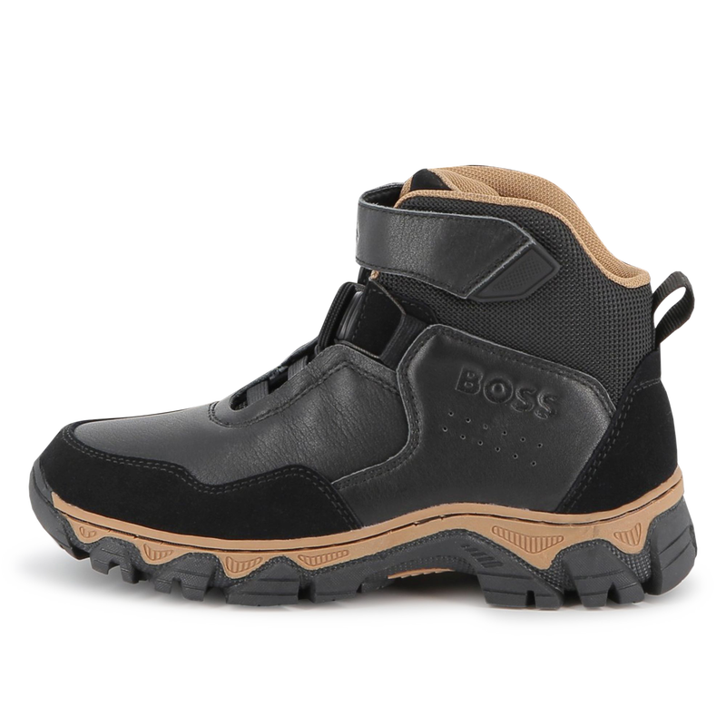 Enkellaars van gemengd materiaal BOSS 
                        BOY