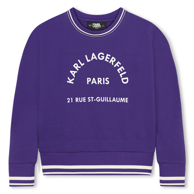 Sweatshirt met print KARL LAGERFELD KIDS GIRL
