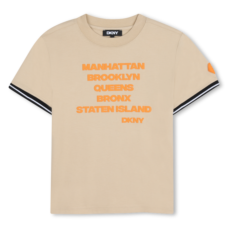 T-SHIRT MET KORTE MOUWEN DKNY 
                        BOY