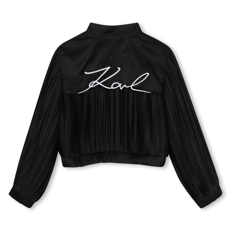 Jas met geplooide mouwen KARL LAGERFELD KIDS 
                        MEISJE