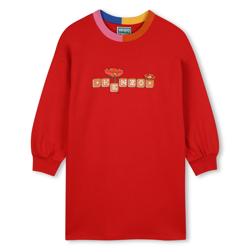Langarm jurk KENZO KIDS 
                        GIRL