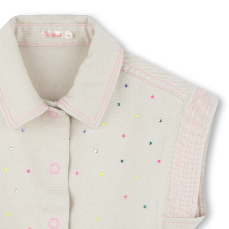Katoenen vest met korte mouwen BILLIEBLUSH 
                        GIRL