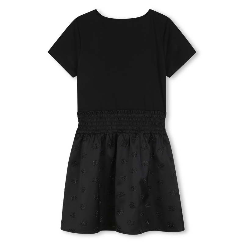 Korte mouwen jurk KARL LAGERFELD KIDS 
                        GIRL
