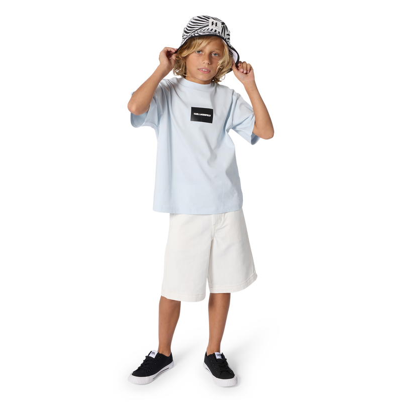 T-SHIRT MET KORTE MOUWEN KARL LAGERFELD KIDS 
                        BOY