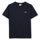 T-shirt met korte mouwen, MARINE, hi-res