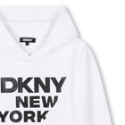 Sweatshirt met reli&euml;f-print DKNY 
                    UNISEX