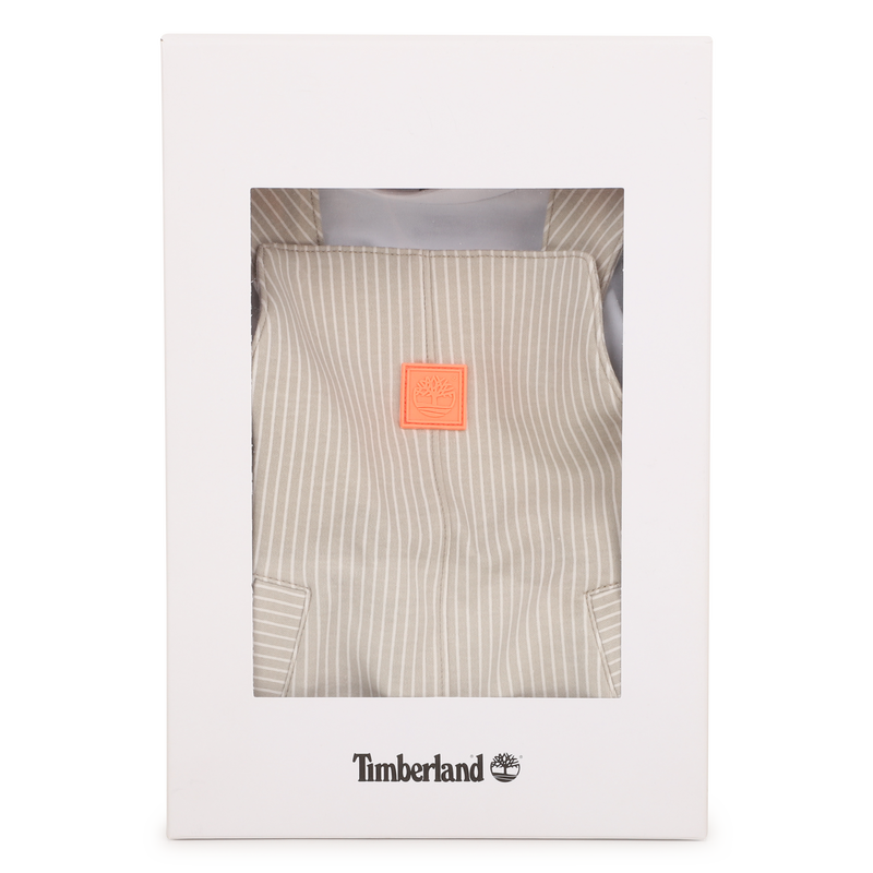 OVERALLS EN T-SHIRT SET TIMBERLAND 
                        BOY