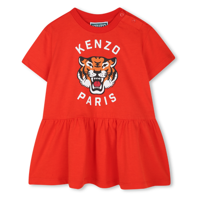 Jurk met korte mouwen KENZO KIDS GIRL