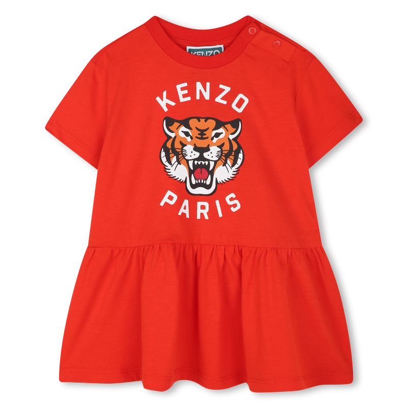 Jurk met korte mouwen KENZO KIDS 
                        GIRL