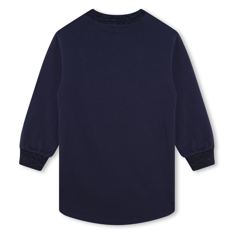 Fleece jurk met lovertjes