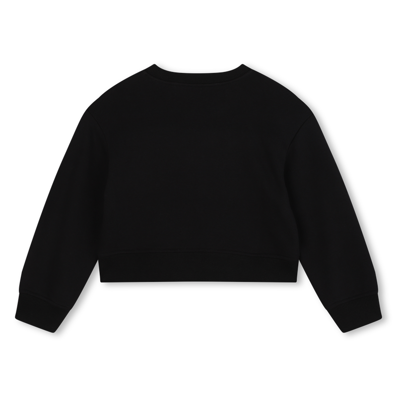 Korte sweater van fleece MARC JACOBS 
                        GIRL