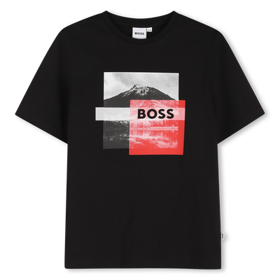 T-shirt met korte mouwen BOSS JONGEN
