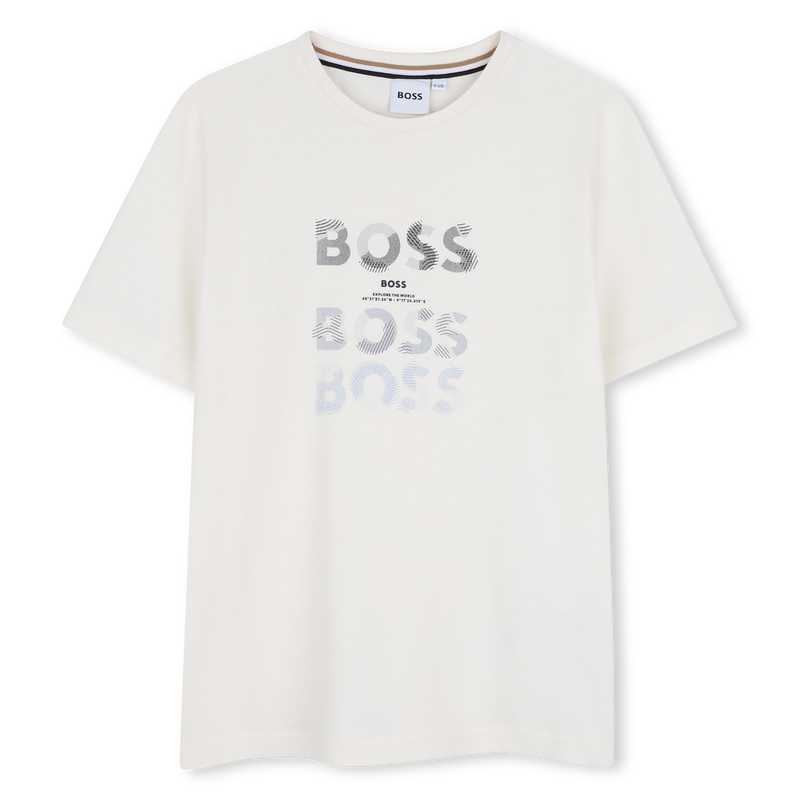 T-shirt met korte mouwen BOSS 
                        BOY