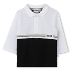 Poloshirt met lange mouwen BOSS 
                    BOY