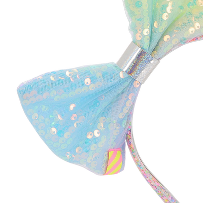 Diadeem met strik en lovertjes BILLIEBLUSH GIRL