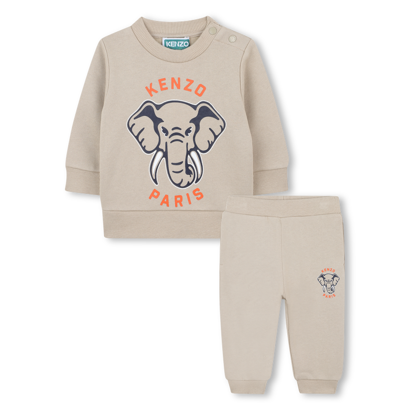 Sweatshirt en broek in fleece KENZO KIDS 
                        UNISEX