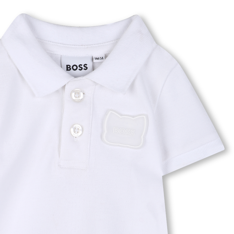POLOSHIRT MET KORTE MOUWEN BOSS 
                        BOY