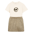 Korte mouwen jurk MICHAEL KORS 
                    GIRL