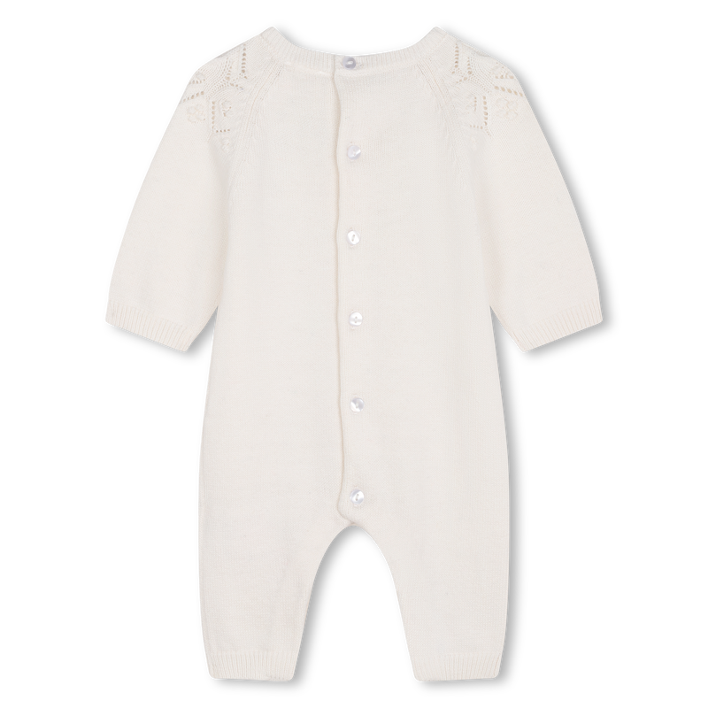 Effen gebreid babypakje CARREMENT BEAU 
                        GIRL