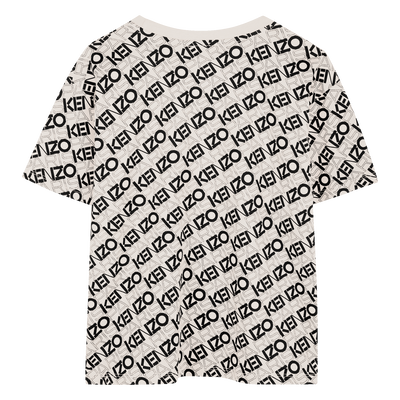 Katoenen T-shirt met print KENZO KIDS BOY