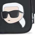 Heuptasje van gecoat textiel met rubbereffect KARL LAGERFELD KIDS 
                    BOY