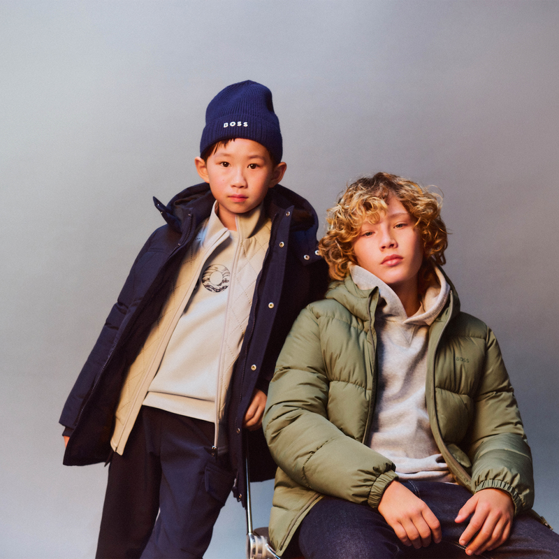 Donsjack met capuchon BOSS 
                        BOY