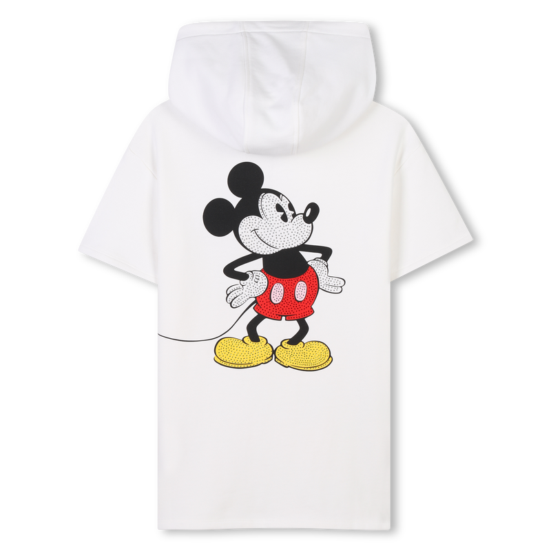 Katoenen jurk met capuchon MARC JACOBS 
                        GIRL