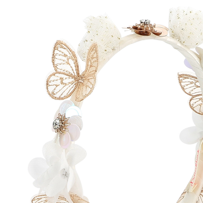 Diadeem - bloemen en vlinders BILLIEBLUSH GIRL