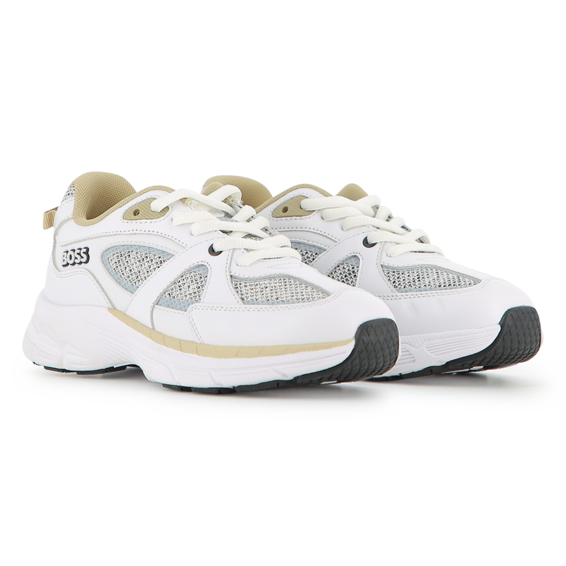 SNEAKERS MET VETERS BOSS 
                        BOY