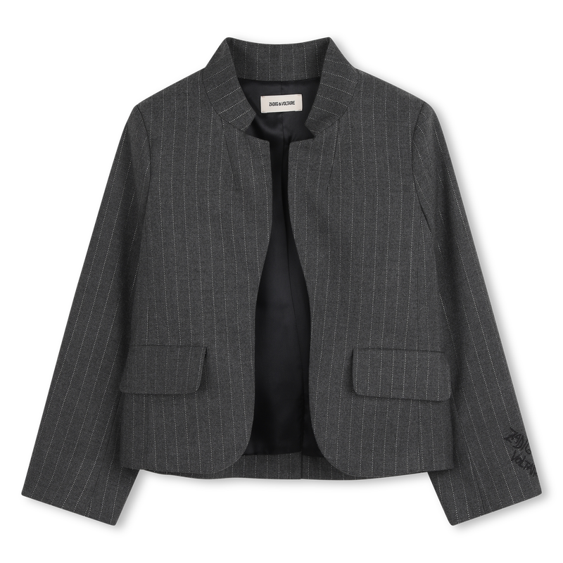 Gestreept jasje met fancy kraag ZADIG & VOLTAIRE 
                        GIRL