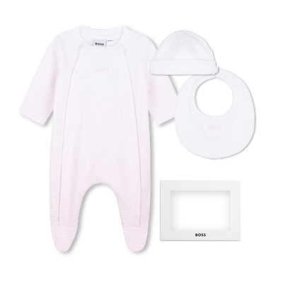 Pyjama set, muts en slabbetje BOSS MEISJE