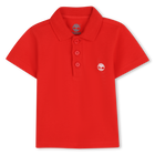 Poloshirt met korte mouwen, ROOD, hi-res