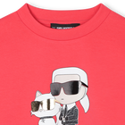 Dubbel jersey sweatshirt KARL LAGERFELD KIDS 
                    GIRL