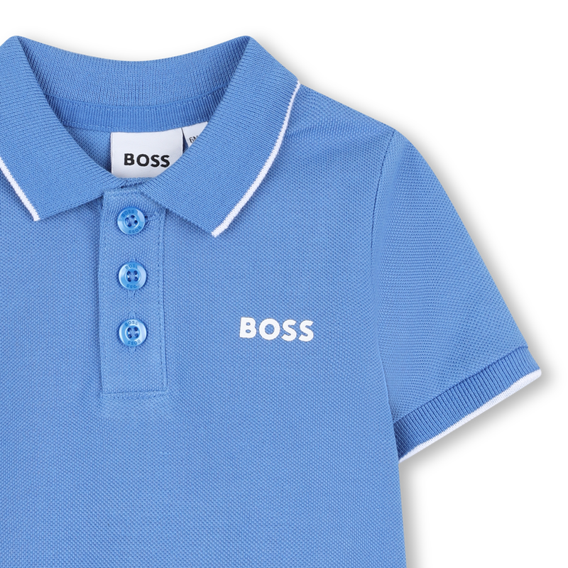 Polo met korte mouwen BOSS 
                        BOY